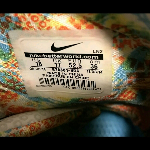 Sz 18 What the kobe IX 9 elite high rare sneakers - Picture 6 of 6